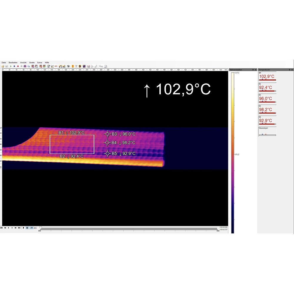 Opters Infrared Camera PI400i Thermal Application 04